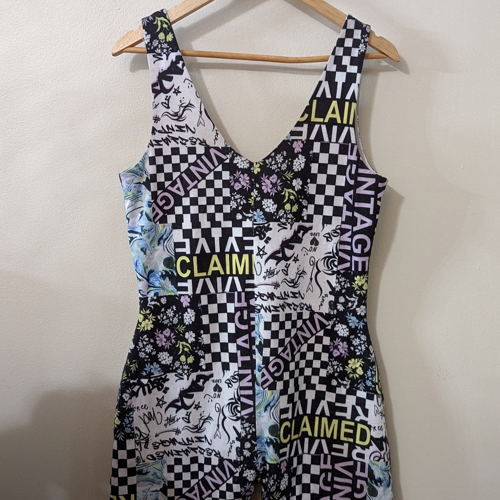 Checkerboard jumpsuit